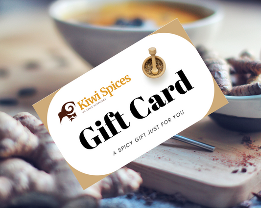 Introducing Kiwi Spices Gift Cards: The Perfect Gift for Food Lovers