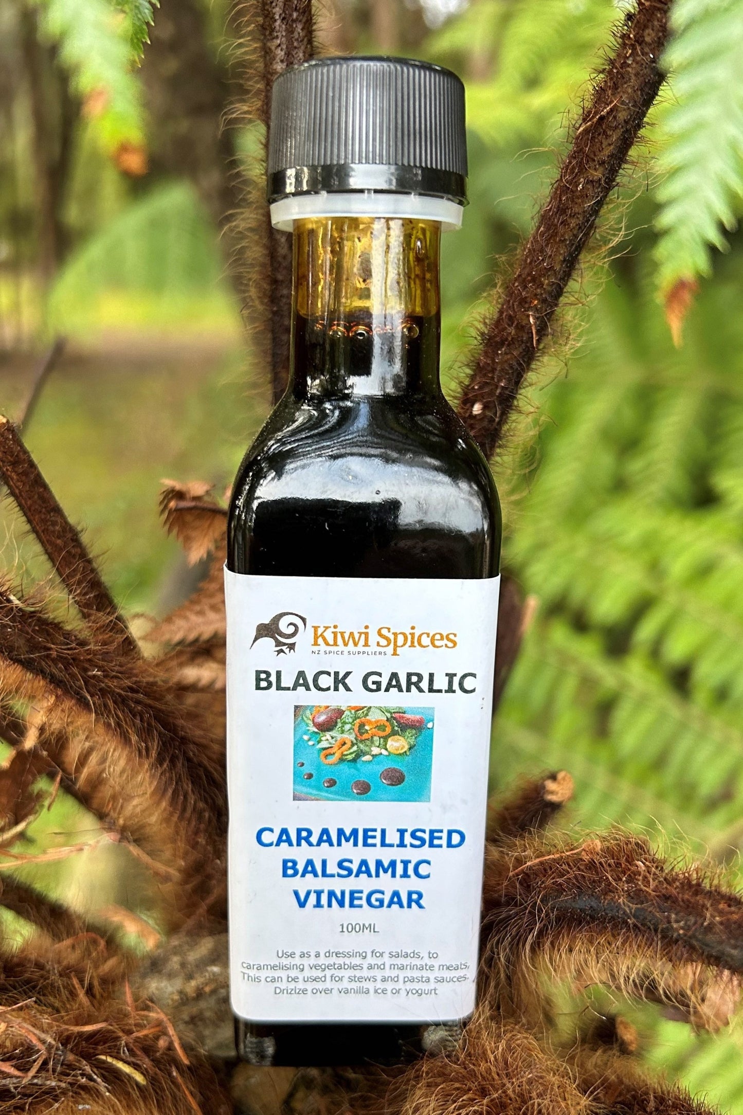 Black Garlic Caramelised Balsamic Vinegar from Kiwi Spices